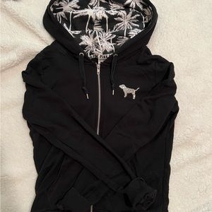 VS PINK Bling Hoodie Zip-Up